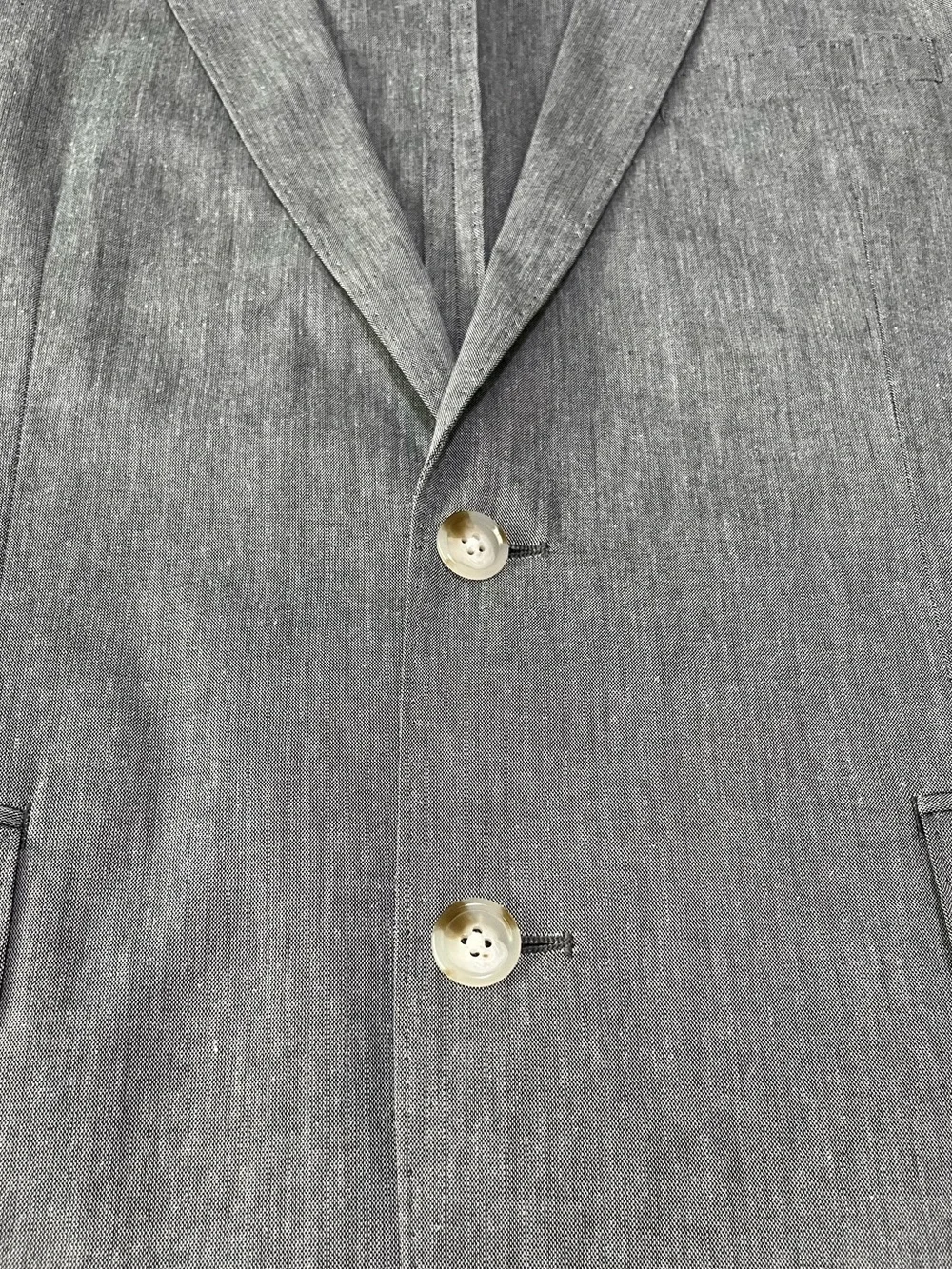 J Crew Men's Gray Cotton Blazer Somelos Fabric Single-Breasted